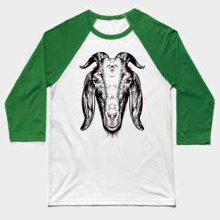 Head of the goat Baseball T-Shirt